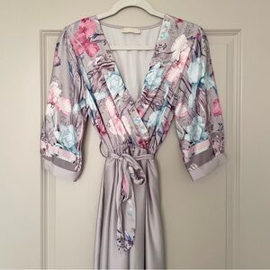 🇮🇹 Silky Floral Maxi Dress from Italy 🇮🇹